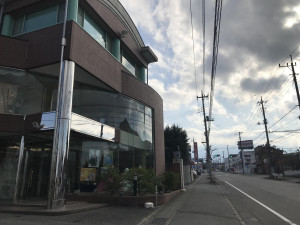 店と富士山