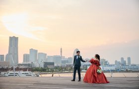 サンセット～夜景【大桟橋】